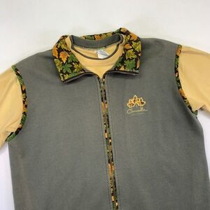 Vintage Canada Victoria T Shirt Vest Two Piece Set XL Leaf Fall Souvenir‎ 90s